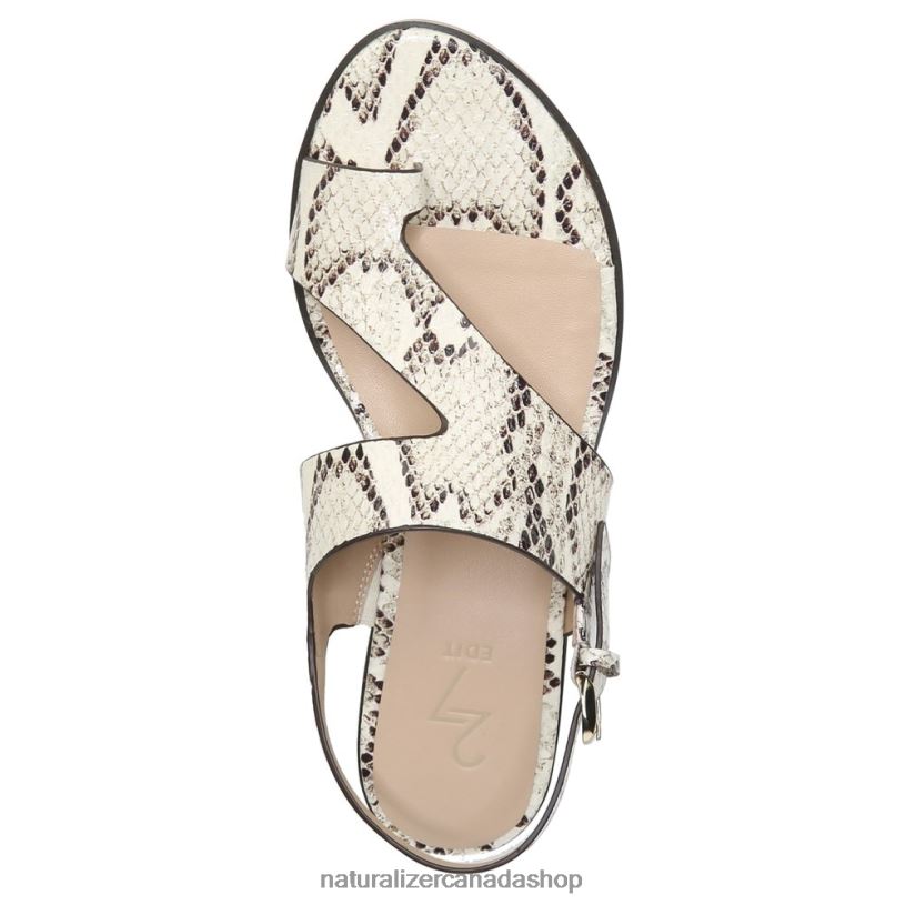 Sandals | CA Naturalizer Women 27 Edit Eris Sandal Ivory Cobra Leather 8LFNB611