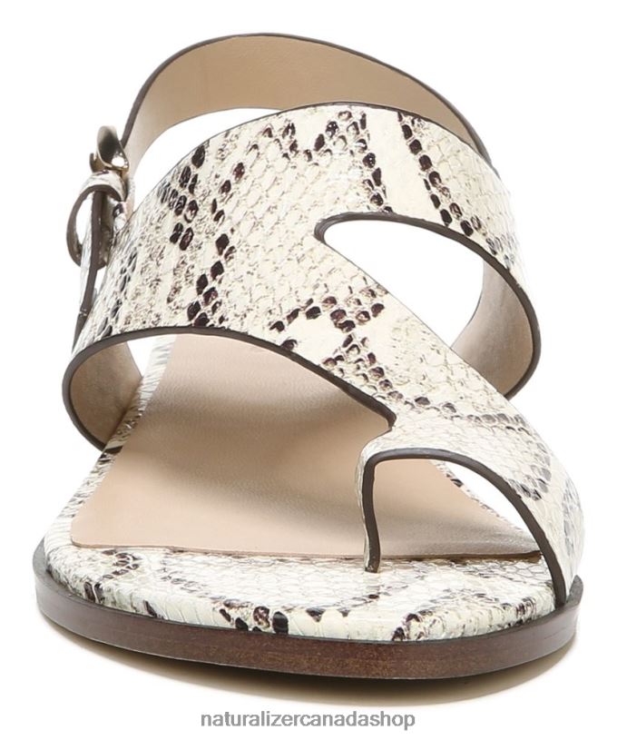 Sandals | CA Naturalizer Women 27 Edit Eris Sandal Ivory Cobra Leather 8LFNB611