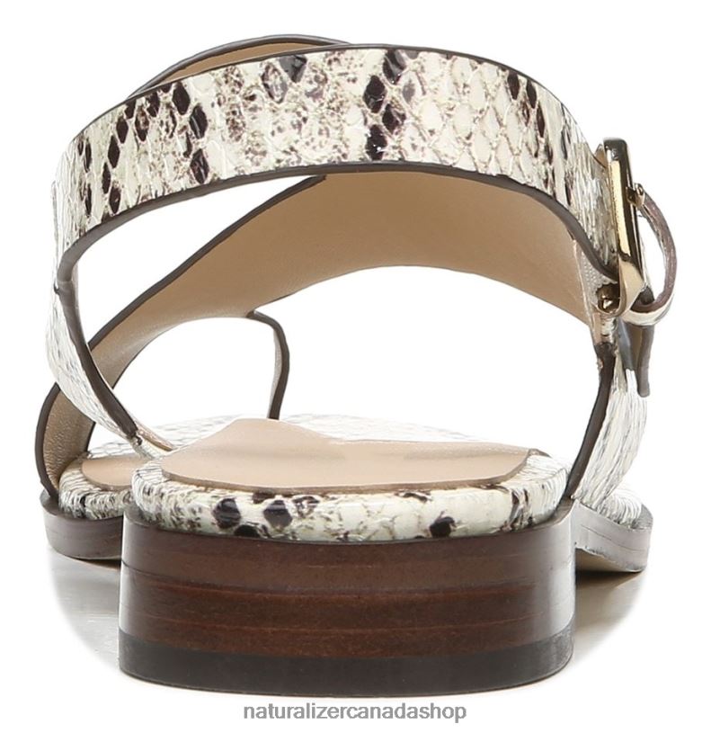 Sandals | CA Naturalizer Women 27 Edit Eris Sandal Ivory Cobra Leather 8LFNB611