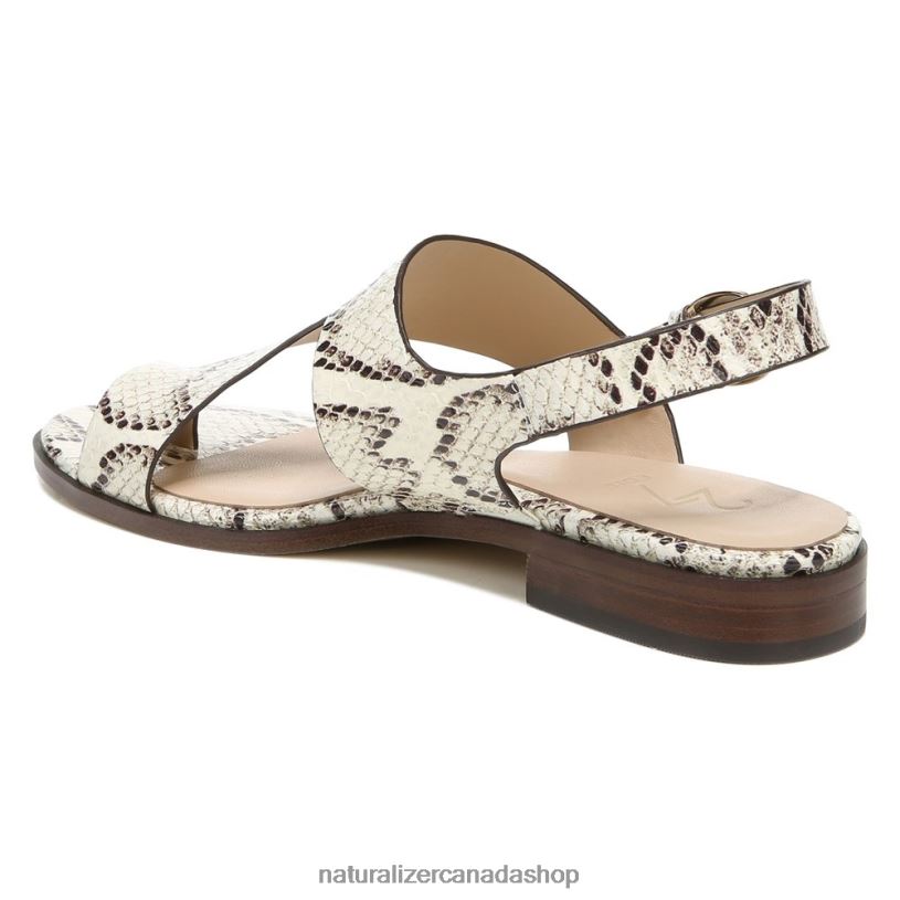 Sandals | CA Naturalizer Women 27 Edit Eris Sandal Ivory Cobra Leather 8LFNB611