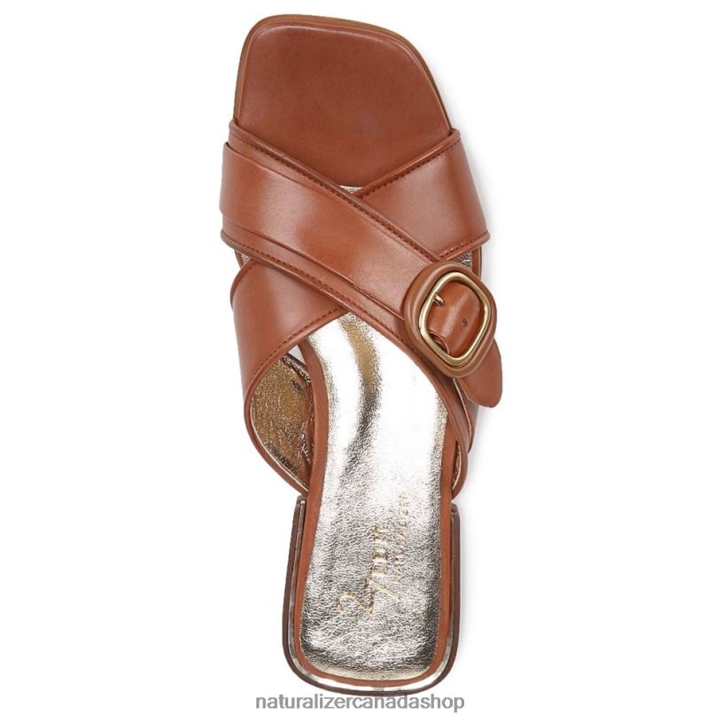 Sandals | CA Naturalizer Women 27 Edit Naia Slide Sandal English Tea Brown Leather 8LFNB229