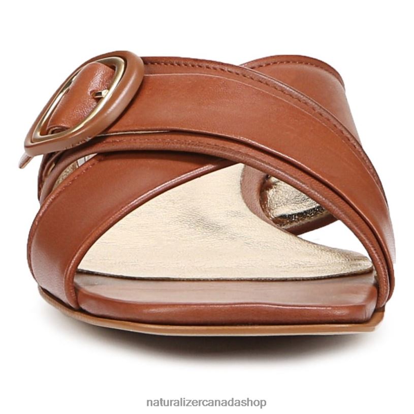 Sandals | CA Naturalizer Women 27 Edit Naia Slide Sandal English Tea Brown Leather 8LFNB229