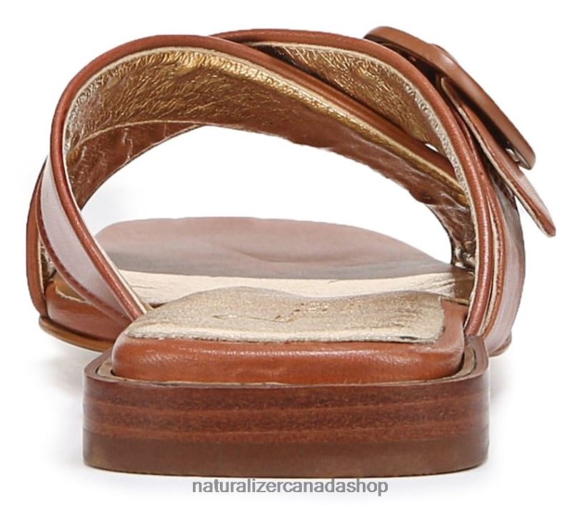 Sandals | CA Naturalizer Women 27 Edit Naia Slide Sandal English Tea Brown Leather 8LFNB229
