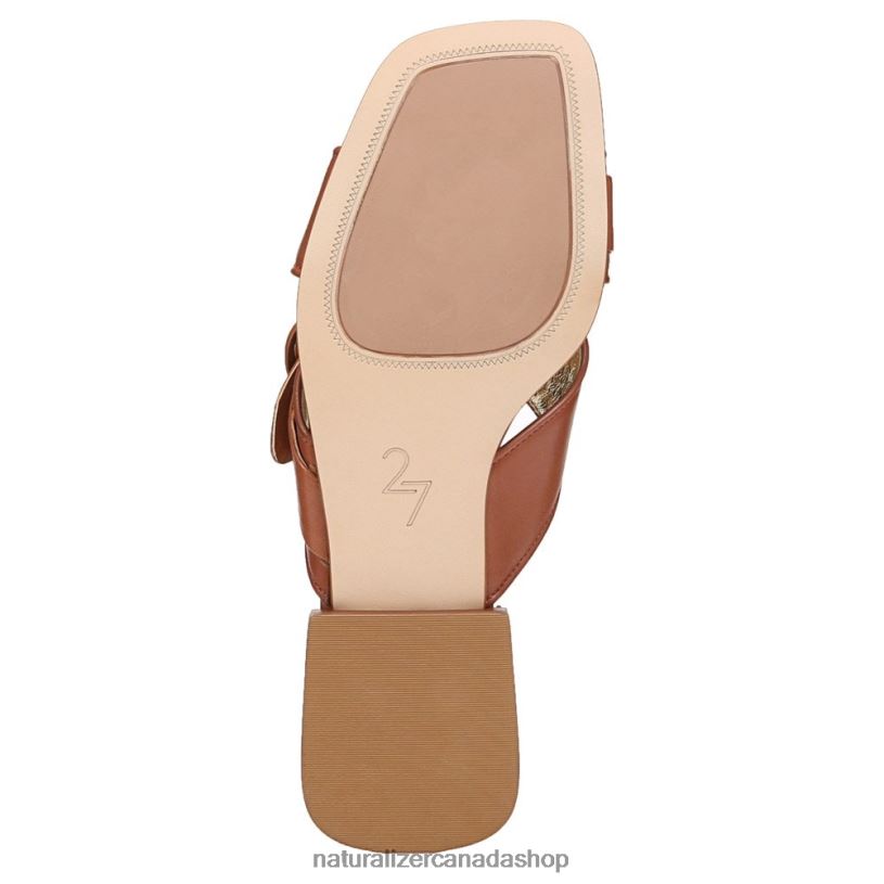 Sandals | CA Naturalizer Women 27 Edit Naia Slide Sandal English Tea Brown Leather 8LFNB229