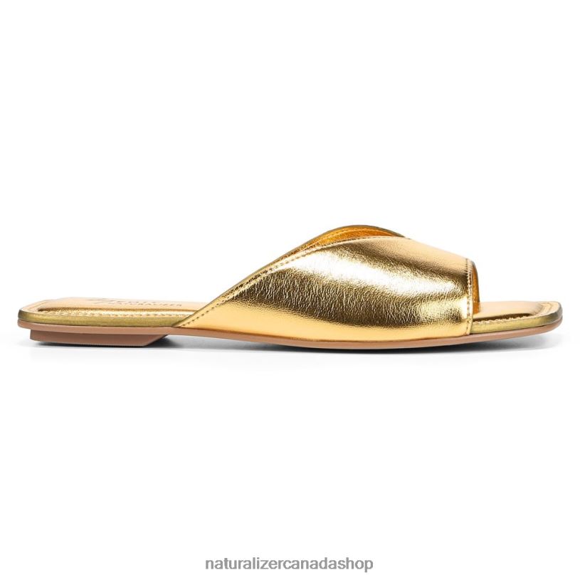 Sandals | CA Naturalizer Women 27 Edit Zelda Slide Sandal Deep Gold Synthetic 8LFNB690
