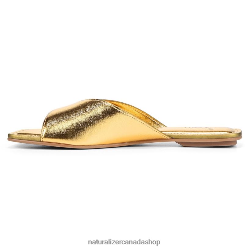 Sandals | CA Naturalizer Women 27 Edit Zelda Slide Sandal Deep Gold Synthetic 8LFNB690