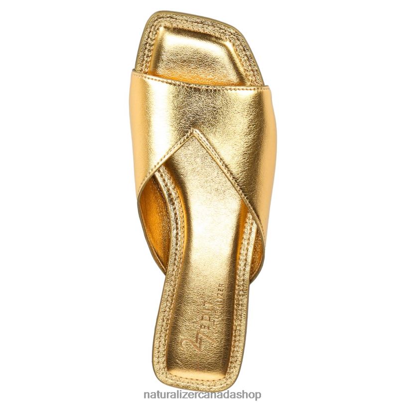 Sandals | CA Naturalizer Women 27 Edit Zelda Slide Sandal Deep Gold Synthetic 8LFNB690