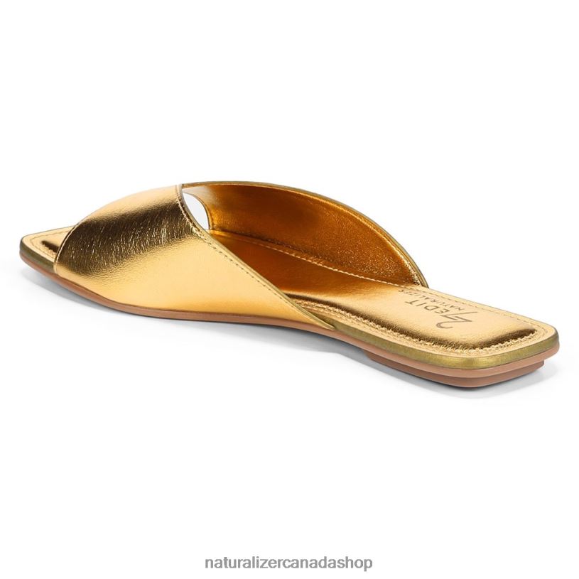 Sandals | CA Naturalizer Women 27 Edit Zelda Slide Sandal Deep Gold Synthetic 8LFNB690