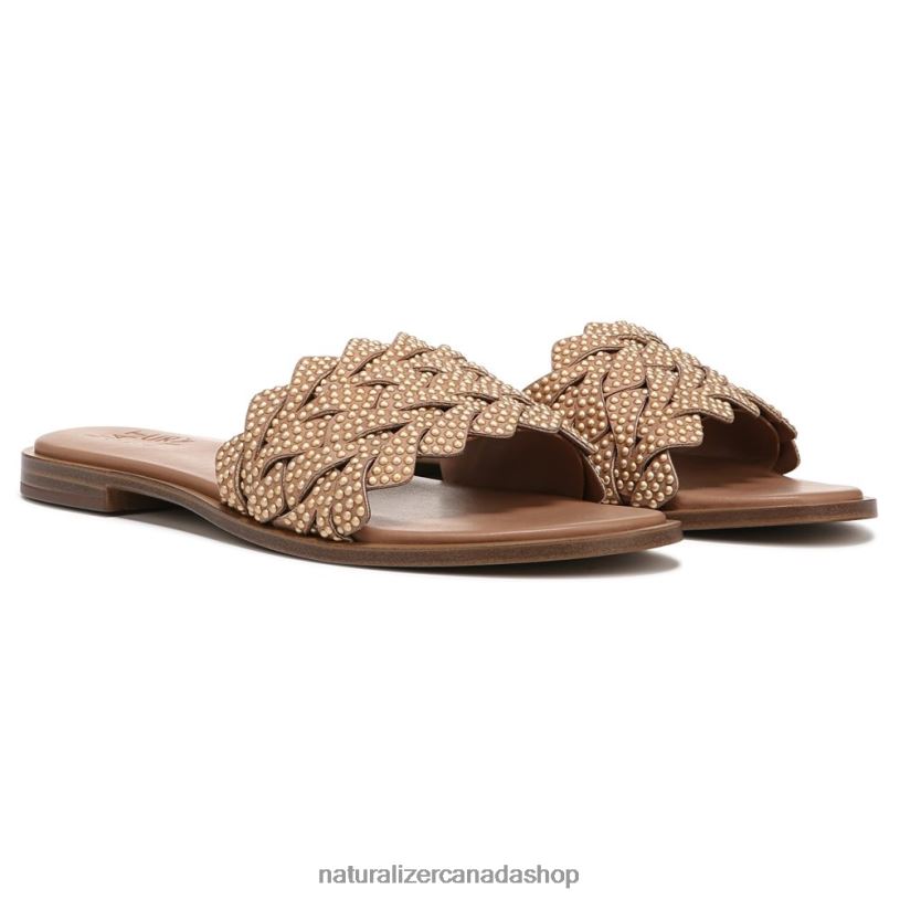 Sandals | CA Naturalizer Women Fernanda Sandal Cookie Dough Beige Fabric 8LFNB346