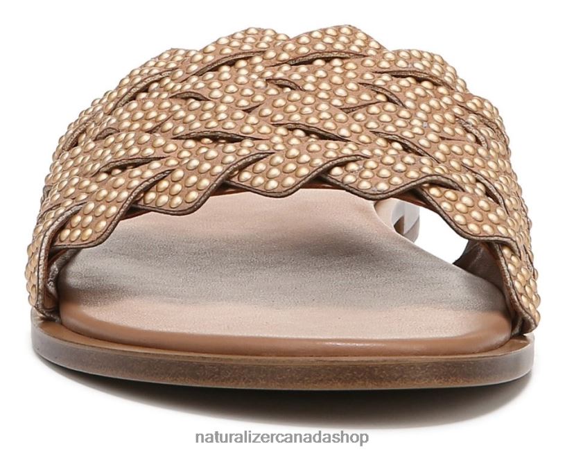 Sandals | CA Naturalizer Women Fernanda Sandal Cookie Dough Beige Fabric 8LFNB346