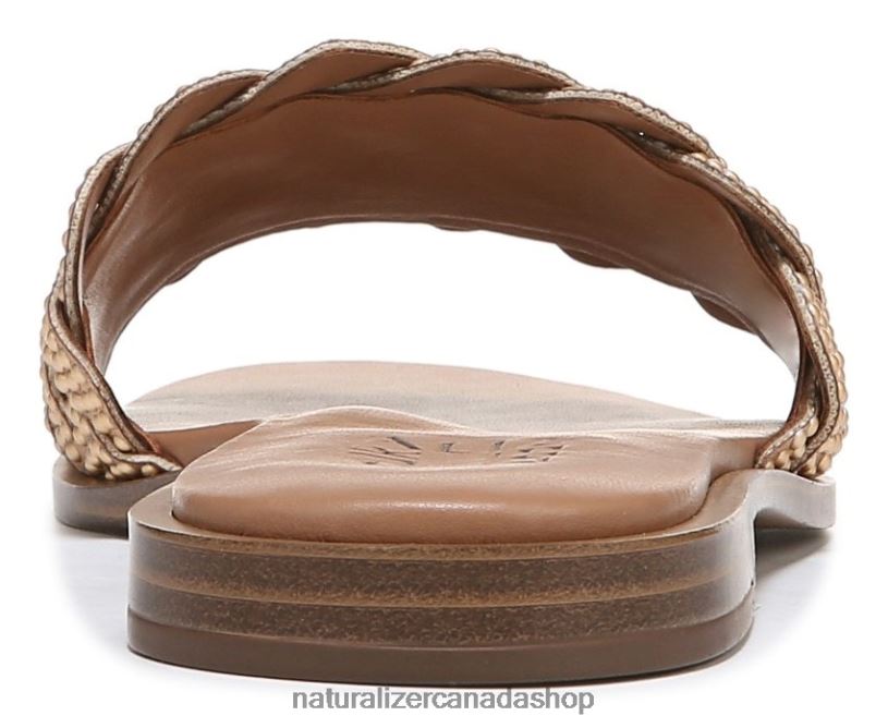 Sandals | CA Naturalizer Women Fernanda Sandal Cookie Dough Beige Fabric 8LFNB346