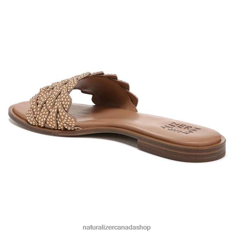 Sandals | CA Naturalizer Women Fernanda Sandal Cookie Dough Beige Fabric 8LFNB346