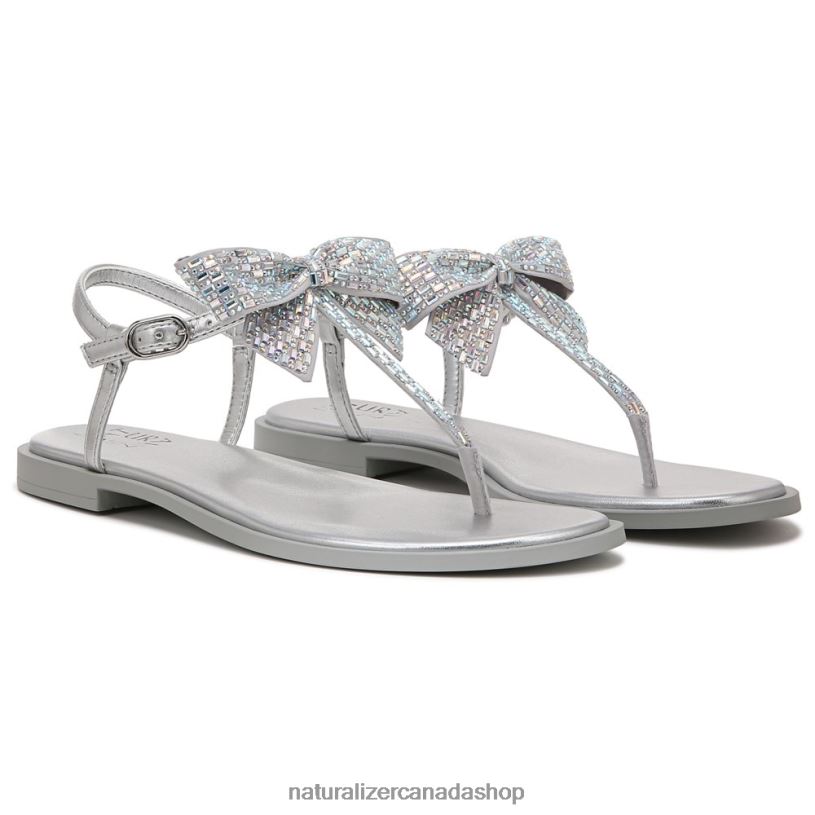 Sandals | CA Naturalizer Women Florita Dress Sandal SilverFabric 8LFNB662