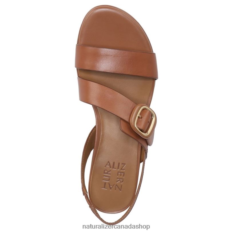 Sandals | CA Naturalizer Women Meesha Sandal English Tea Brown Leather 8LFNB245