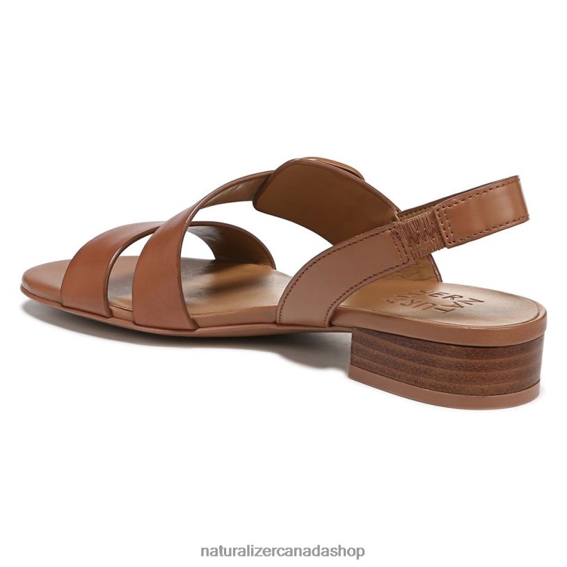 Sandals | CA Naturalizer Women Meesha Sandal English Tea Brown Leather 8LFNB245