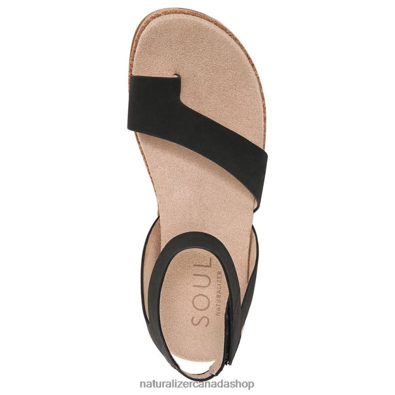 Sandals | CA Naturalizer Women Soul Divina Sandal Black Synthetic Nubuck 8LFNB521