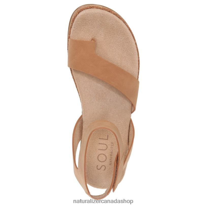Sandals | CA Naturalizer Women Soul Divina Sandal Cookie Dough Synthetic Nubuck 8LFNB522