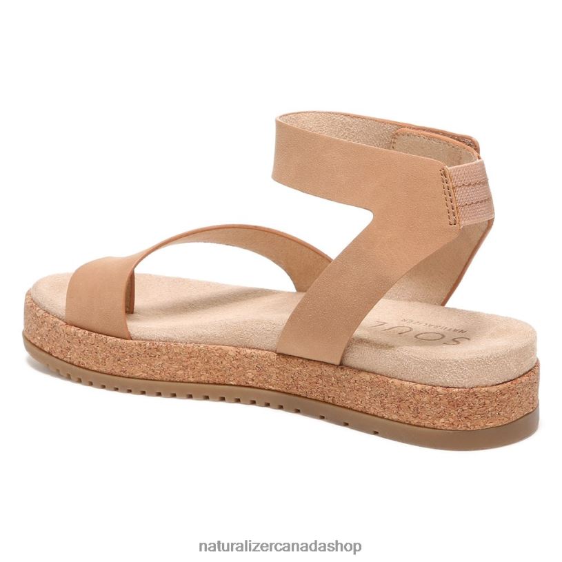 Sandals | CA Naturalizer Women Soul Divina Sandal Cookie Dough Synthetic Nubuck 8LFNB522