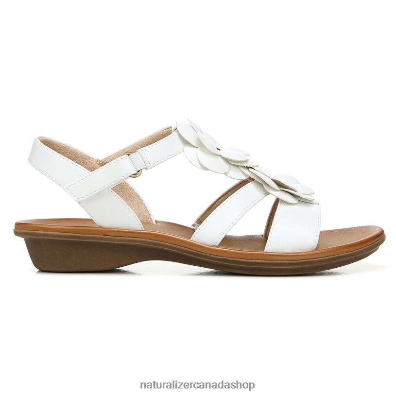 Sandals | CA Naturalizer Women Soul Sing 2 Sandal White Manmade 8LFNB389