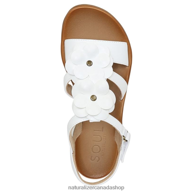 Sandals | CA Naturalizer Women Soul Sing 2 Sandal White Manmade 8LFNB389