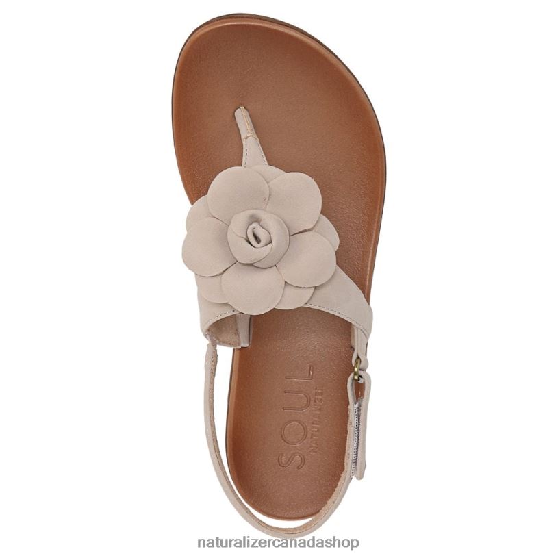 Sandals | CA Naturalizer Women Soul Sing 2 Thong Porcelain Beige Synthetic 8LFNB576