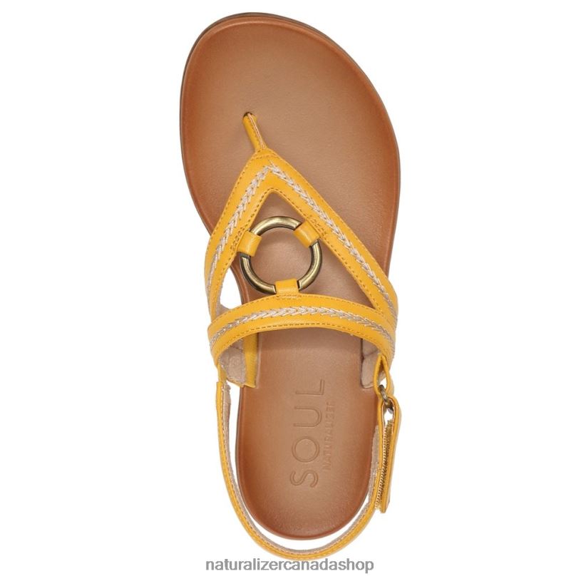Sandals | CA Naturalizer Women Soul Sunny Sandal Sunshine Yellow Synthetic 8LFNB556