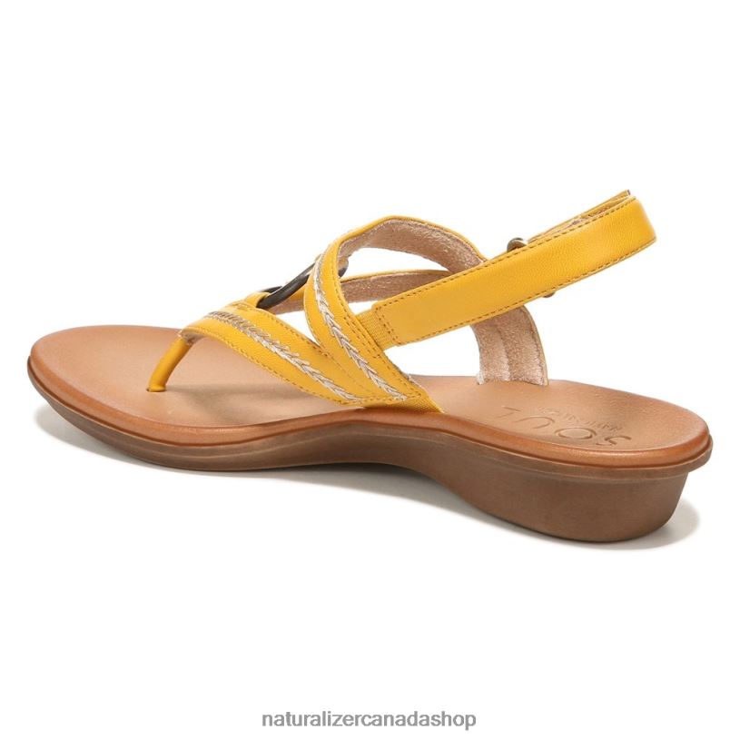 Sandals | CA Naturalizer Women Soul Sunny Sandal Sunshine Yellow Synthetic 8LFNB556