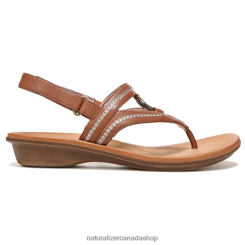 Sandals | CA Naturalizer Women Soul Sunny Sandal Toffee Brown Synthetic 8LFNB557