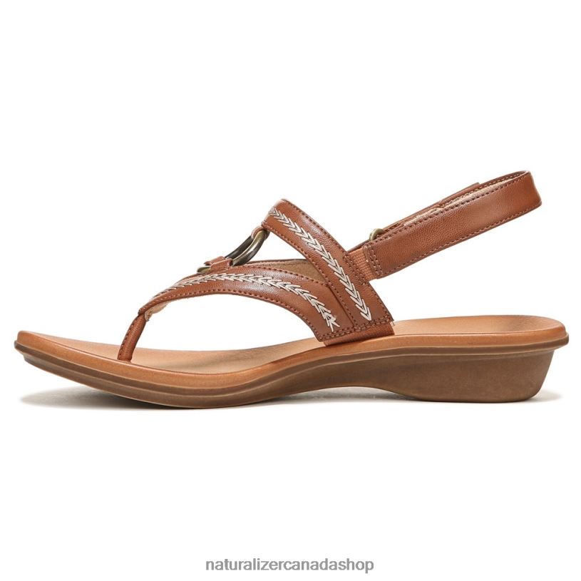 Sandals | CA Naturalizer Women Soul Sunny Sandal Toffee Brown Synthetic 8LFNB557