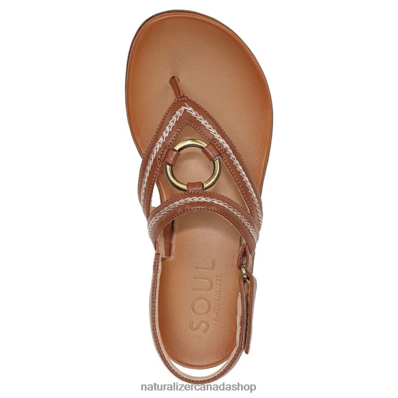 Sandals | CA Naturalizer Women Soul Sunny Sandal Toffee Brown Synthetic 8LFNB557