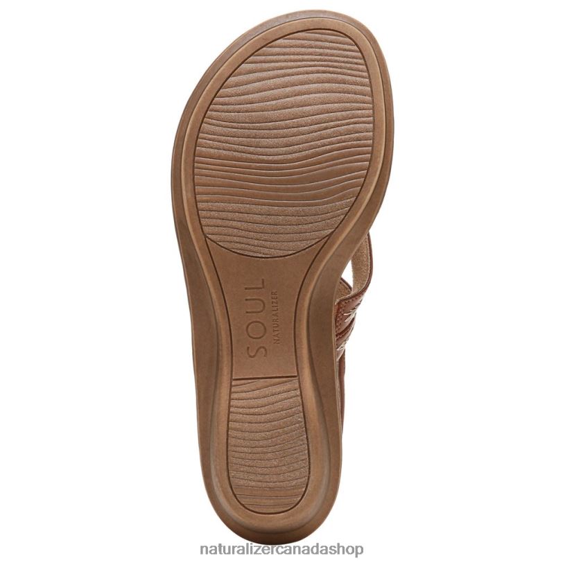 Sandals | CA Naturalizer Women Soul Sunny Sandal Toffee Brown Synthetic 8LFNB557