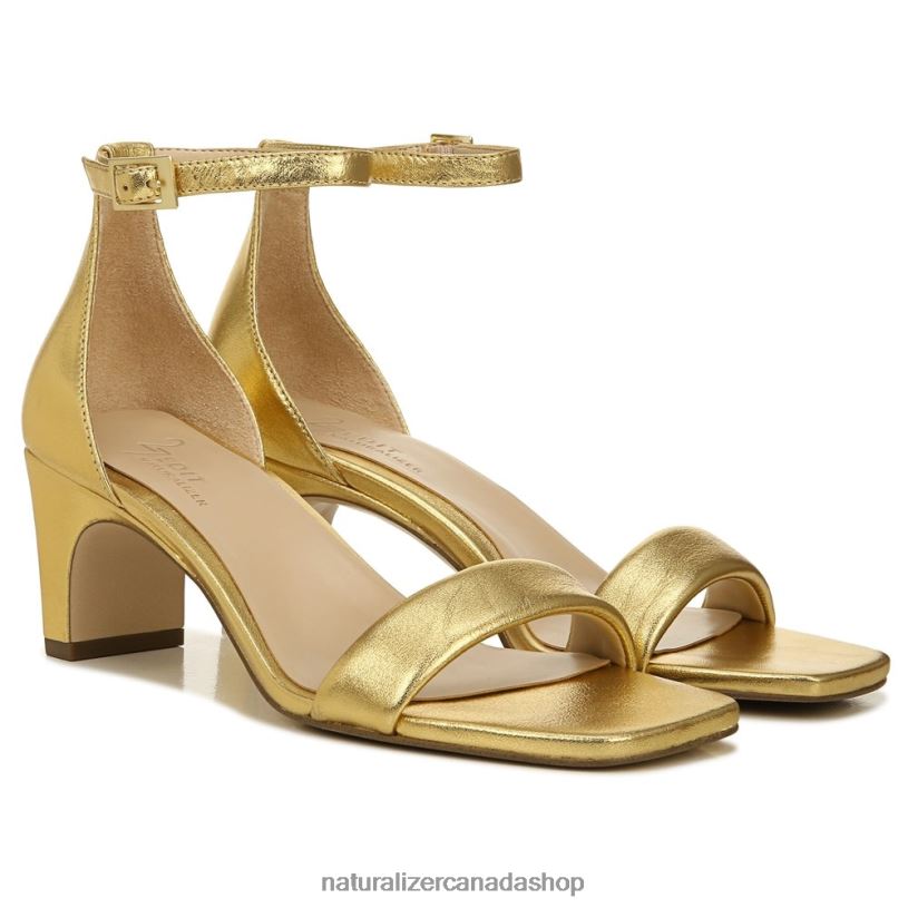 Sandals | CA Naturalizer Women 27 Edit Iriss Dress Sandal Gold Leather 8LFNB115