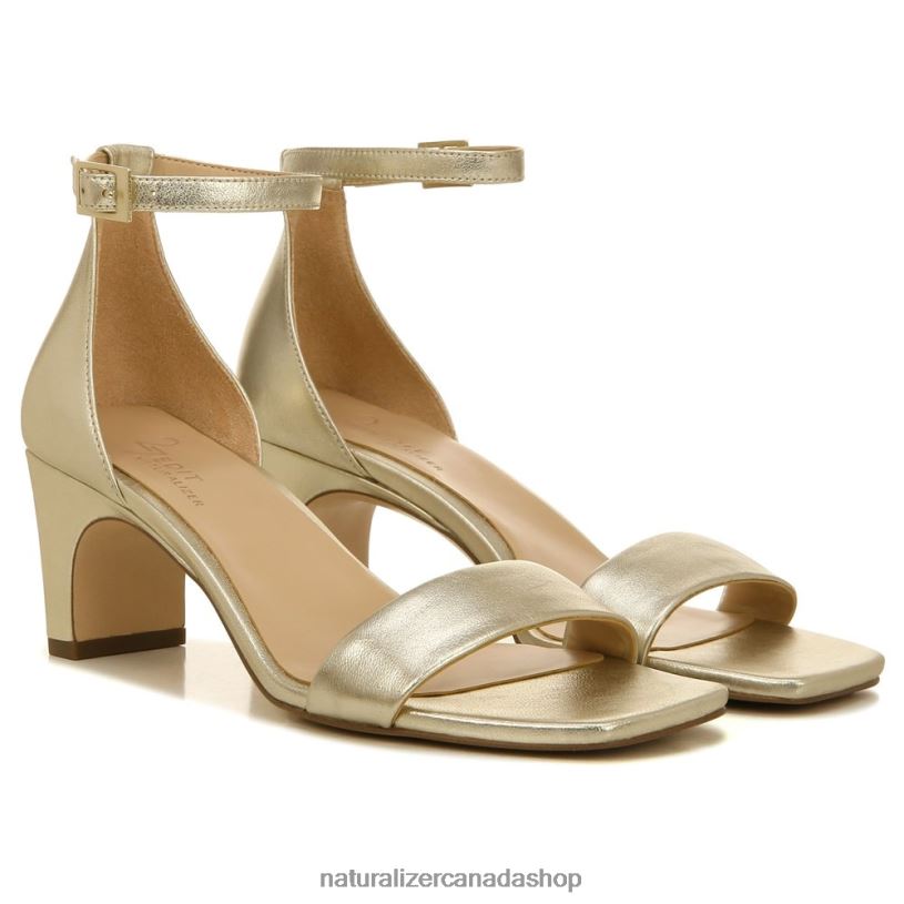 Sandals | CA Naturalizer Women 27 Edit Iriss Dress Sandal Light Gold Leather 8LFNB119