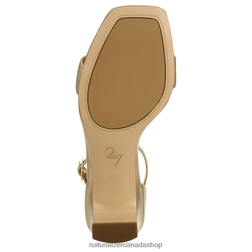 Sandals | CA Naturalizer Women 27 Edit Iriss Dress Sandal Light Gold Leather 8LFNB119