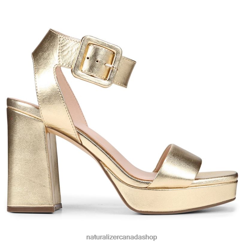 Sandals | CA Naturalizer Women 27 Edit Jaselle Dress Sandal Gold Leather 8LFNB216