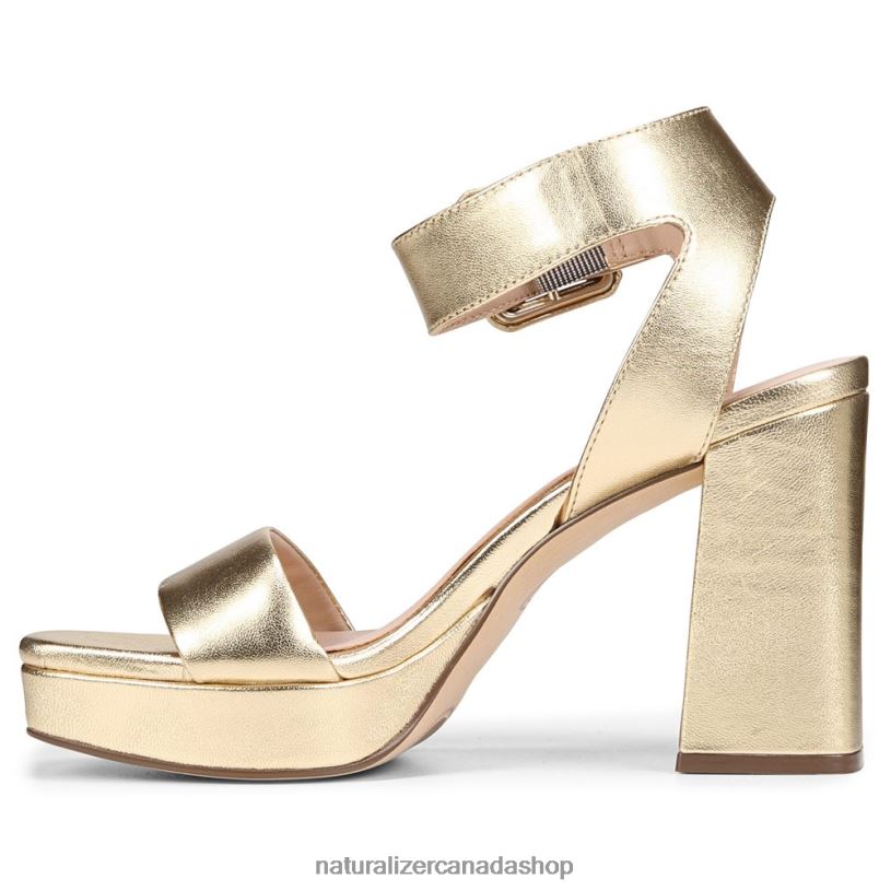 Sandals | CA Naturalizer Women 27 Edit Jaselle Dress Sandal Gold Leather 8LFNB216