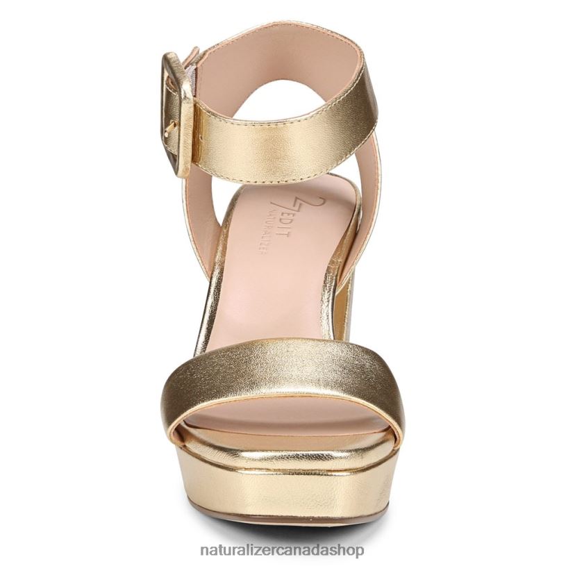 Sandals | CA Naturalizer Women 27 Edit Jaselle Dress Sandal Gold Leather 8LFNB216