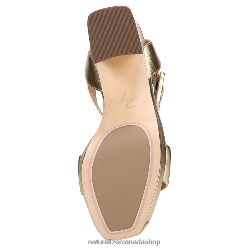 Sandals | CA Naturalizer Women 27 Edit Jaselle Dress Sandal Gold Leather 8LFNB216