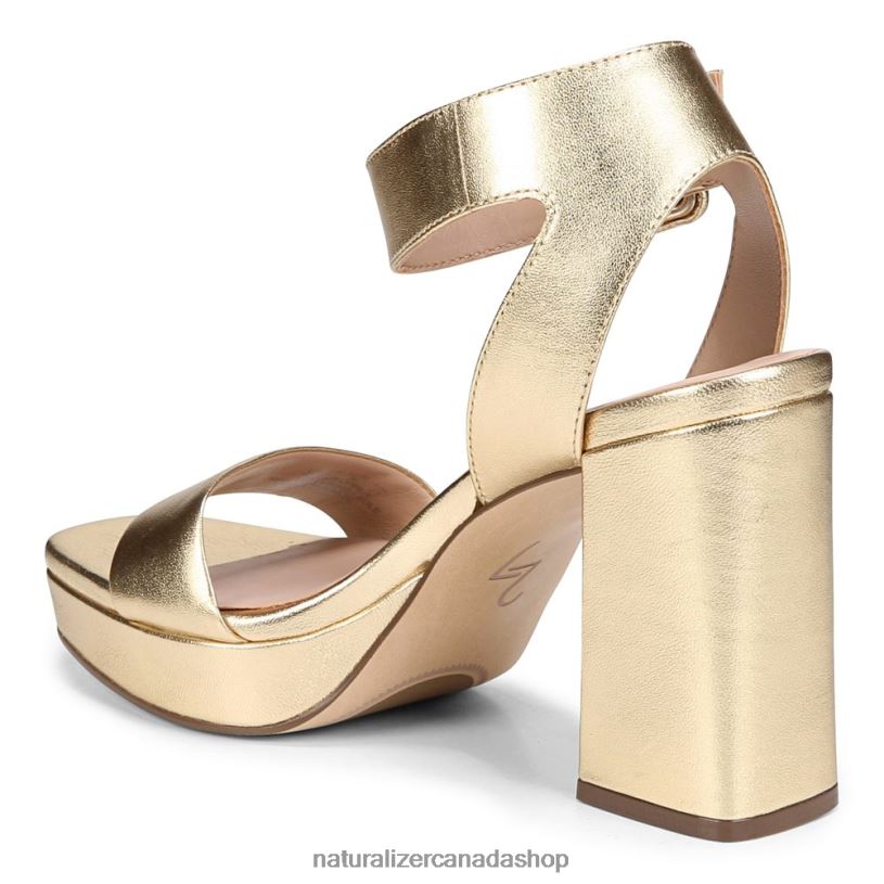 Sandals | CA Naturalizer Women 27 Edit Jaselle Dress Sandal Gold Leather 8LFNB216