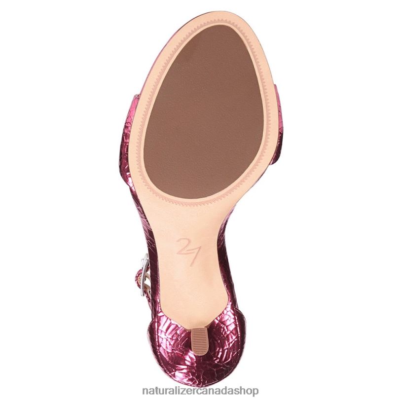 Sandals | CA Naturalizer Women 27 Edit Violette Dress Sandal Rosa Red Leather 8LFNB141