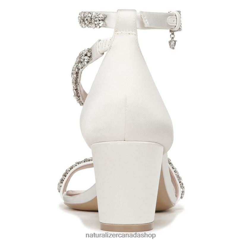 Sandals | CA Naturalizer Women Ahava Dress Sandal Silk White Fabric 8LFNB306