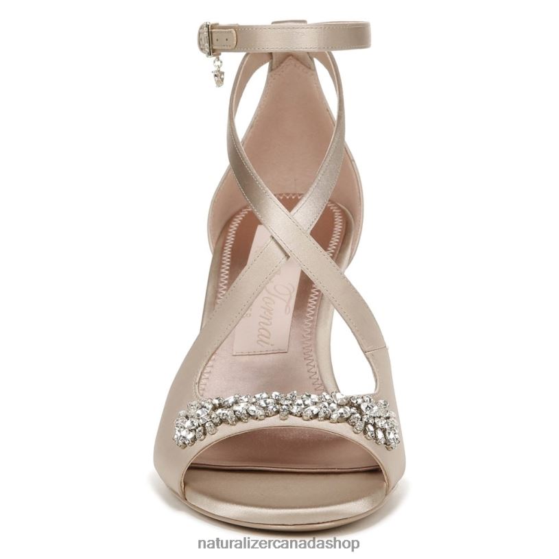 Sandals | CA Naturalizer Women Amor Dress Sandal Champagne Fabric 8LFNB300