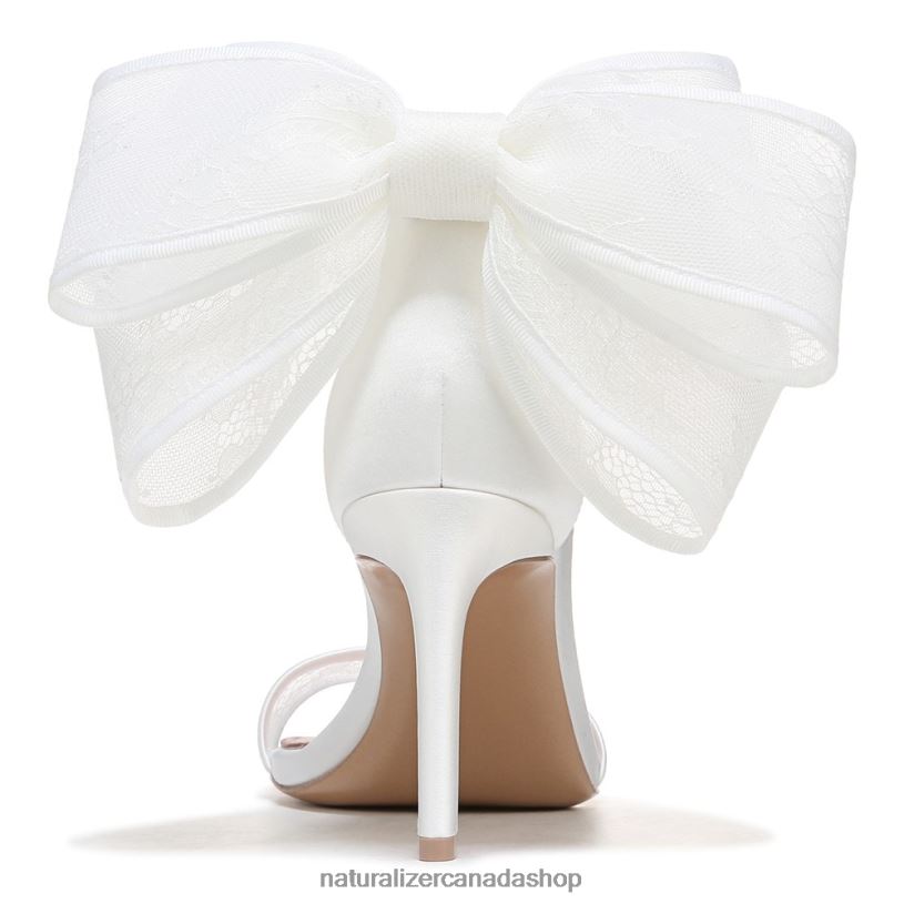 Sandals | CA Naturalizer Women Amour Dress Sandal Silk White Fabric 8LFNB313