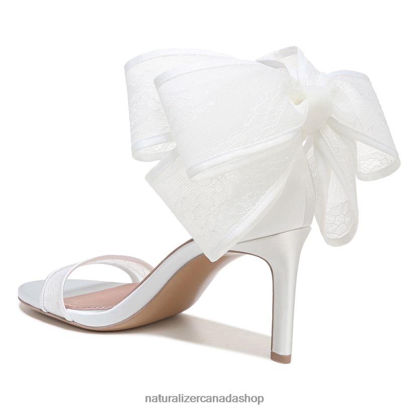 Sandals | CA Naturalizer Women Amour Dress Sandal Silk White Fabric 8LFNB313