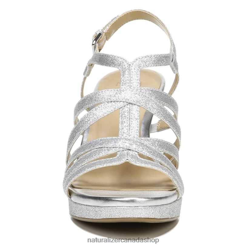 Sandals | CA Naturalizer Women Baylor Dress Sandal Silver Glitter Synthetic 8LFNB580