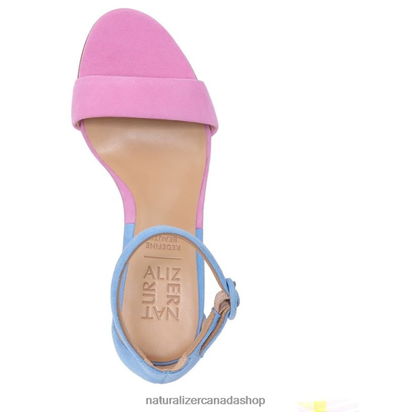 Sandals | CA Naturalizer Women Kinsley Dress Sandal Rose/Blue Suede 8LFNB48