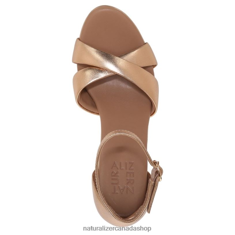 Sandals | CA Naturalizer Women Lizbeth Dress Sandal Soft Champagne Leather 8LFNB219