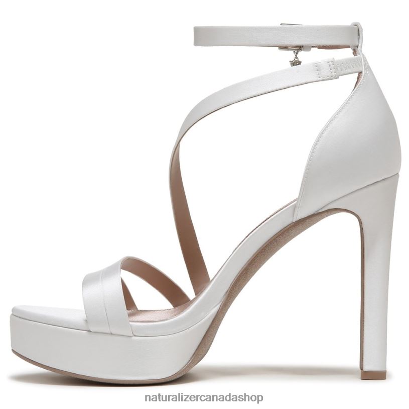 Sandals | CA Naturalizer Women Love 2 Dress Sandal Silk White Fabric 8LFNB323