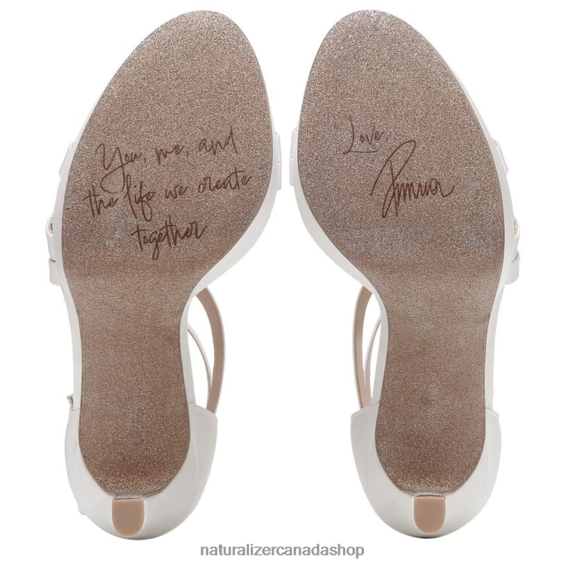 Sandals | CA Naturalizer Women Love 2 Dress Sandal Silk White Fabric 8LFNB323