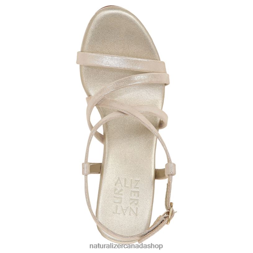 Sandals | CA Naturalizer Women Luisa Dress Sandal Light Gold Leather 8LFNB227
